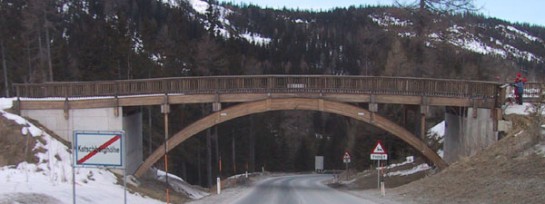 Brücke Katschberg, Pistenüberführung 