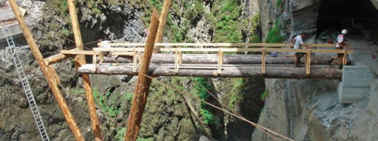 Brücke für Steganlage Kitzlochklamm